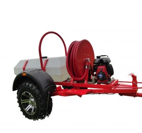 moduł gaśniczy na przyczepie ratowniczej 